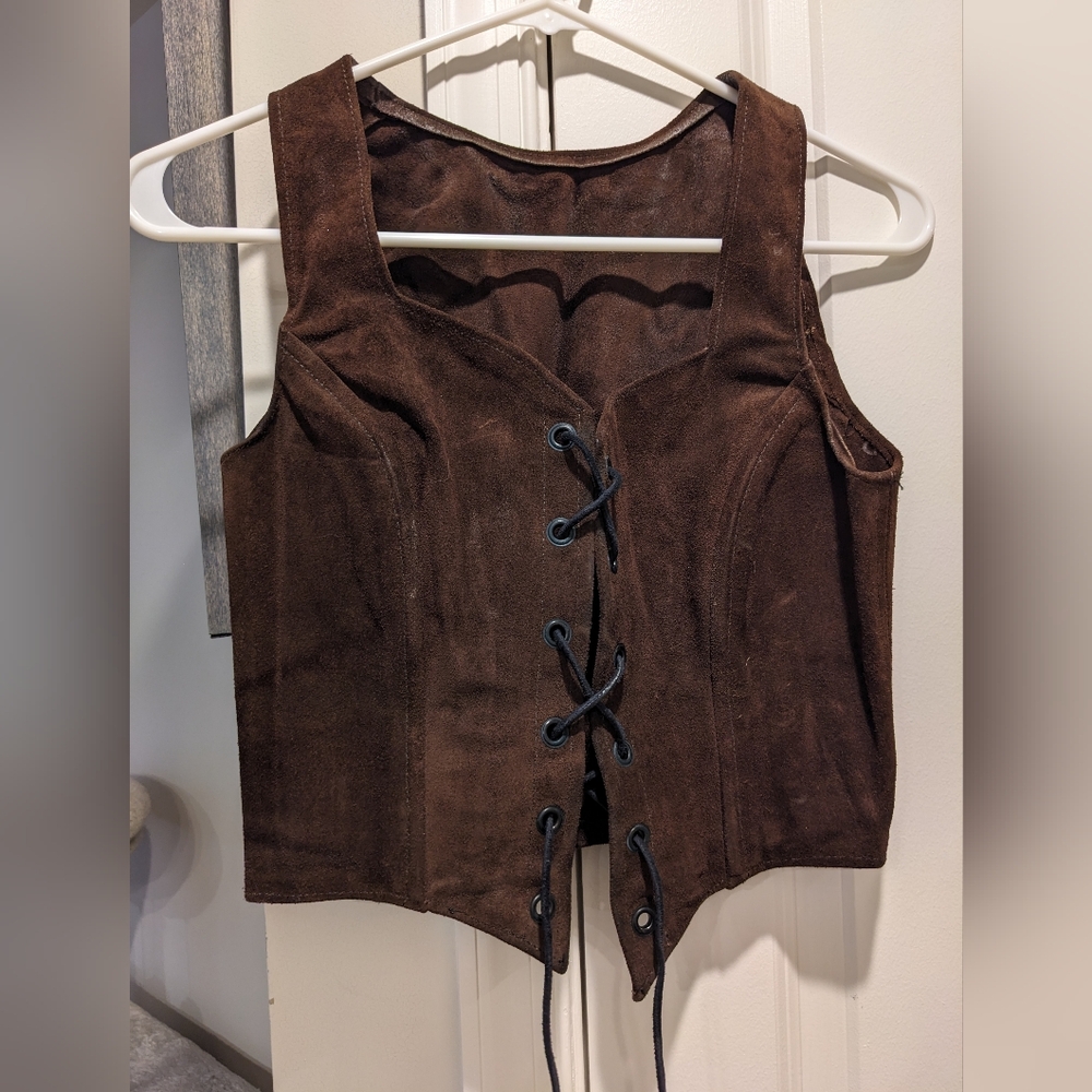 Pterodactyl Leather Bodice